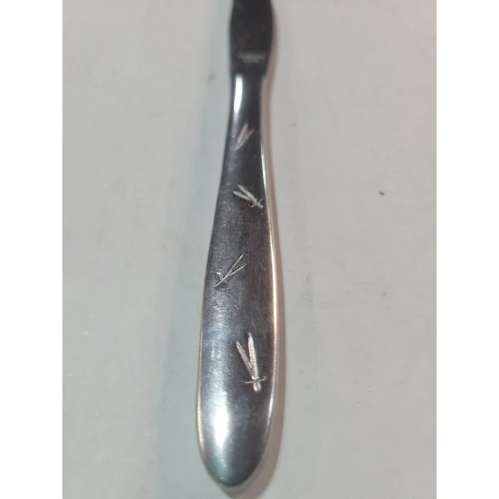 Vintage Mid Century Modern Stainless‎ Steel Dinner Etched knife sharpener Japan